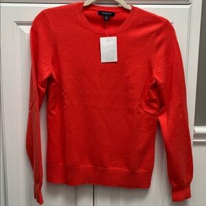 Lands End 100% Cashmere Classic Crew Neck Sweater - XS NWOT